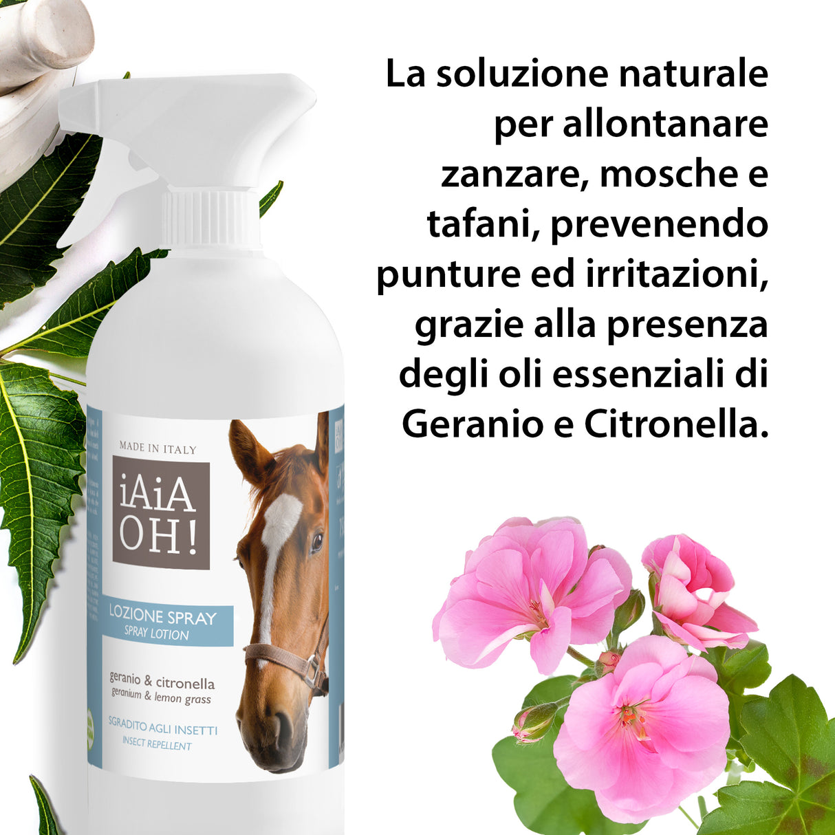 LOZIONE SPRAY SGRADITO AGLI INSETTI + NEBULIZZATORE